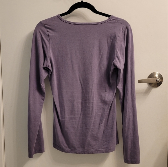 Purple long-sleeve t-shirt - Picture 2 of 3